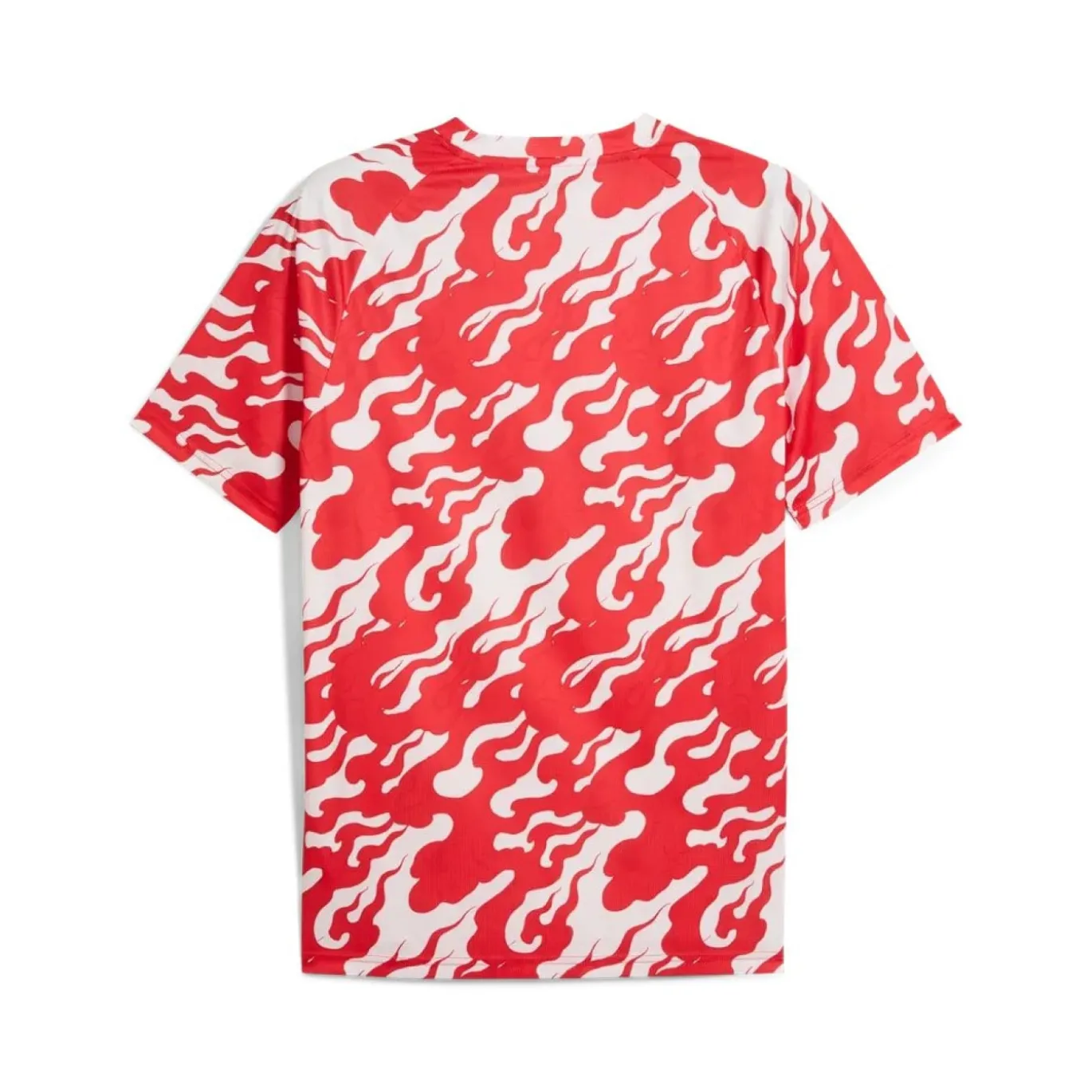 PUMA AC Milan Pre-Match Trainingsshirt 2025-2026 Wit Rood