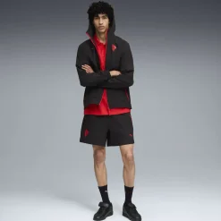 PUMA AC Milan Pumatech Trainingsjack Woven 2025-2026 Zwart Rood