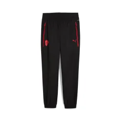 PUMA AC Milan Pumatech Woven Trainingspak Hooded Full-Zip 2025-2026 Rood Zwart Wit