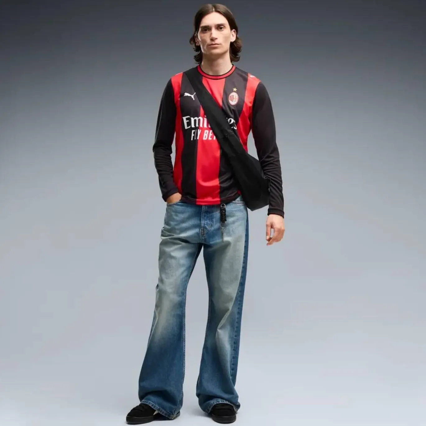 PUMA AC Milan Thuisshirt Lange Mouwen 2026-2027