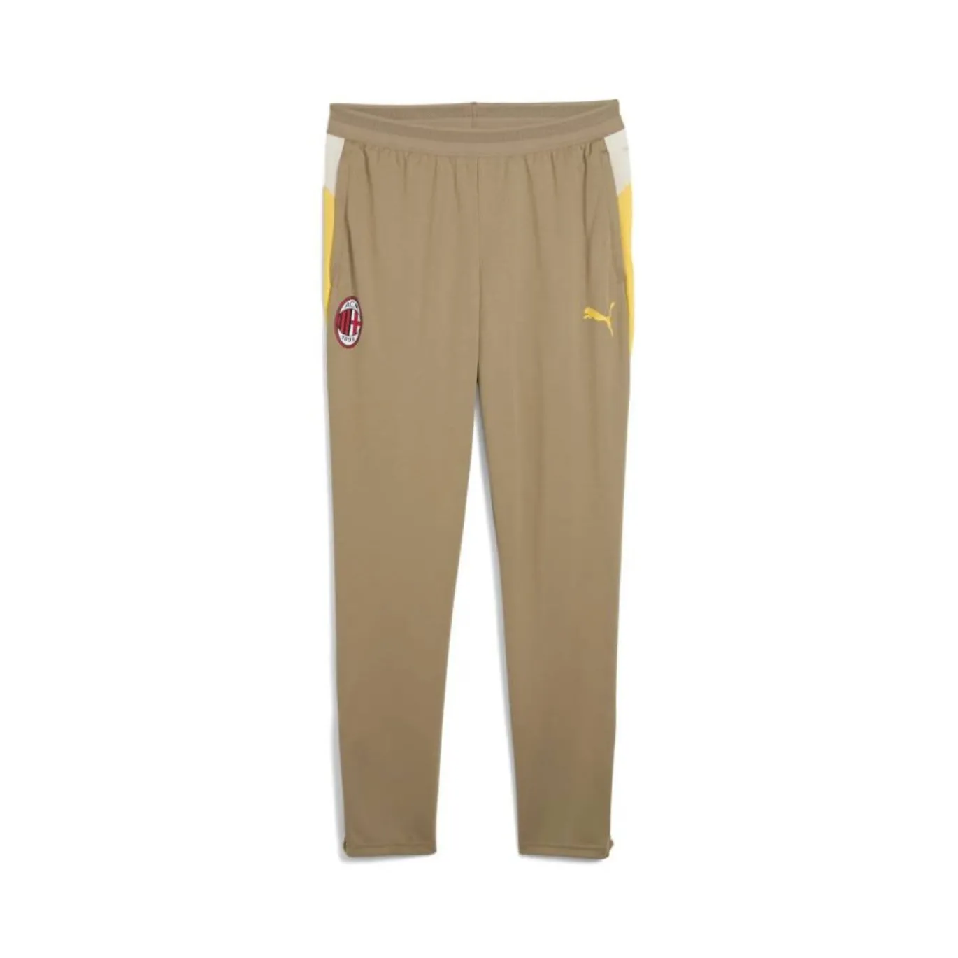 PUMA AC Milan Trainingsbroek 2025-2026 Lichtbruin Geel Beige