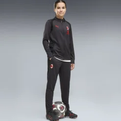 PUMA AC Milan Trainingsbroek 2026-2027 Kids Donkergrijs Rood