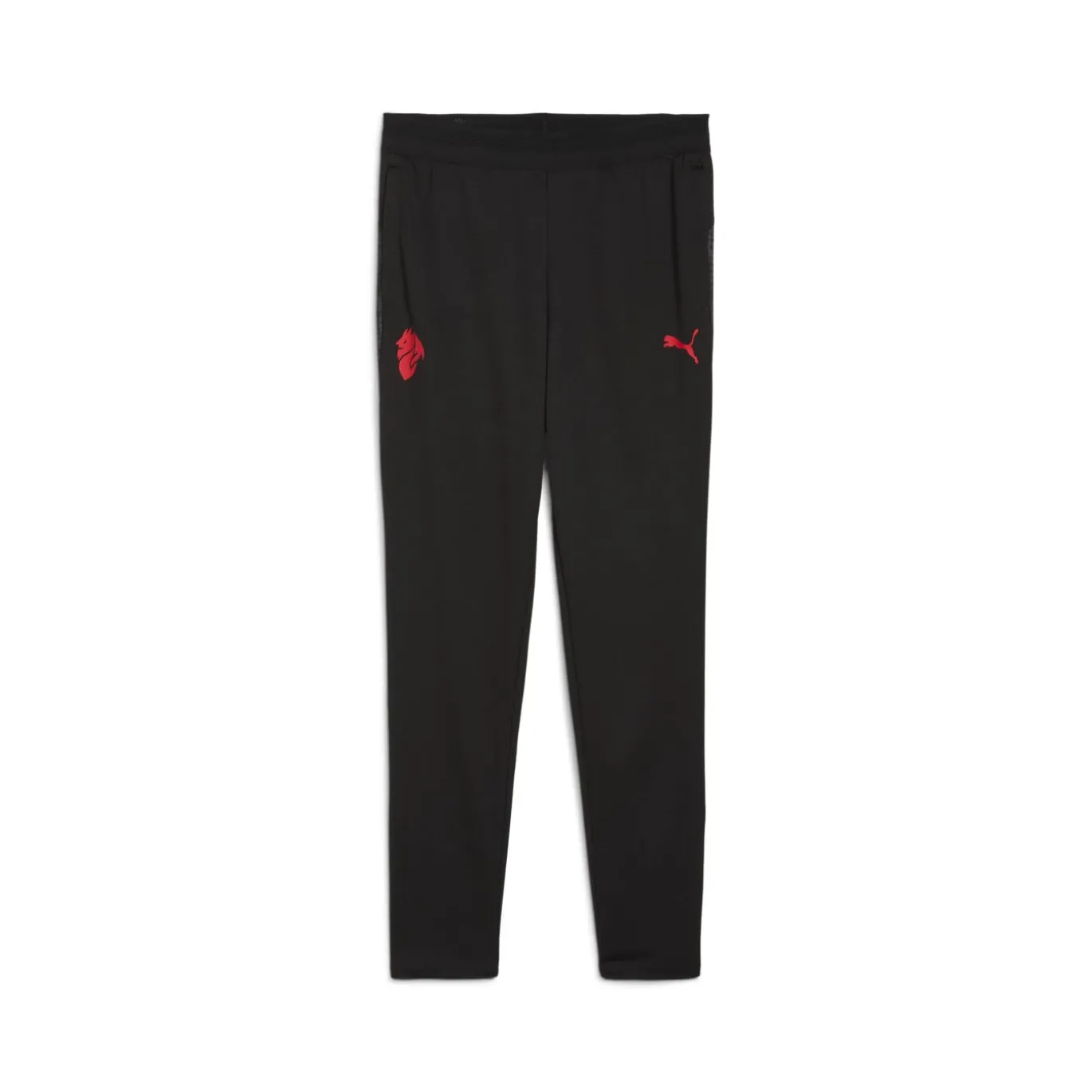 PUMA AC Milan Trainingsbroek 2025-2026 Kids Zwart Rood