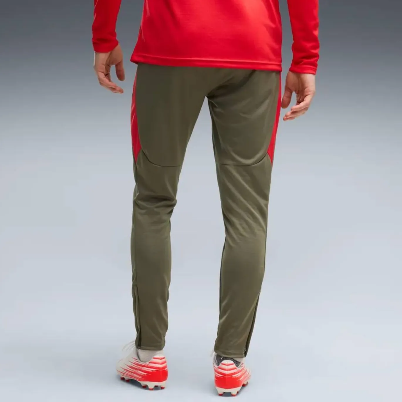 PUMA AC Milan Trainingsbroek 2026-2027 Donkergroen Rood Wit