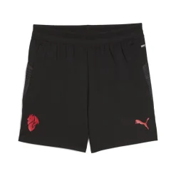 PUMA AC Milan Trainingsbroekje 2025-2026 Kids Zwart Rood
