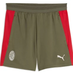 PUMA AC Milan Trainingsbroekje 2026-2027 Kids Donkergroen Rood Wit