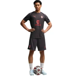 PUMA AC Milan Trainingsset 2026-2027 Donkergrijs Rood