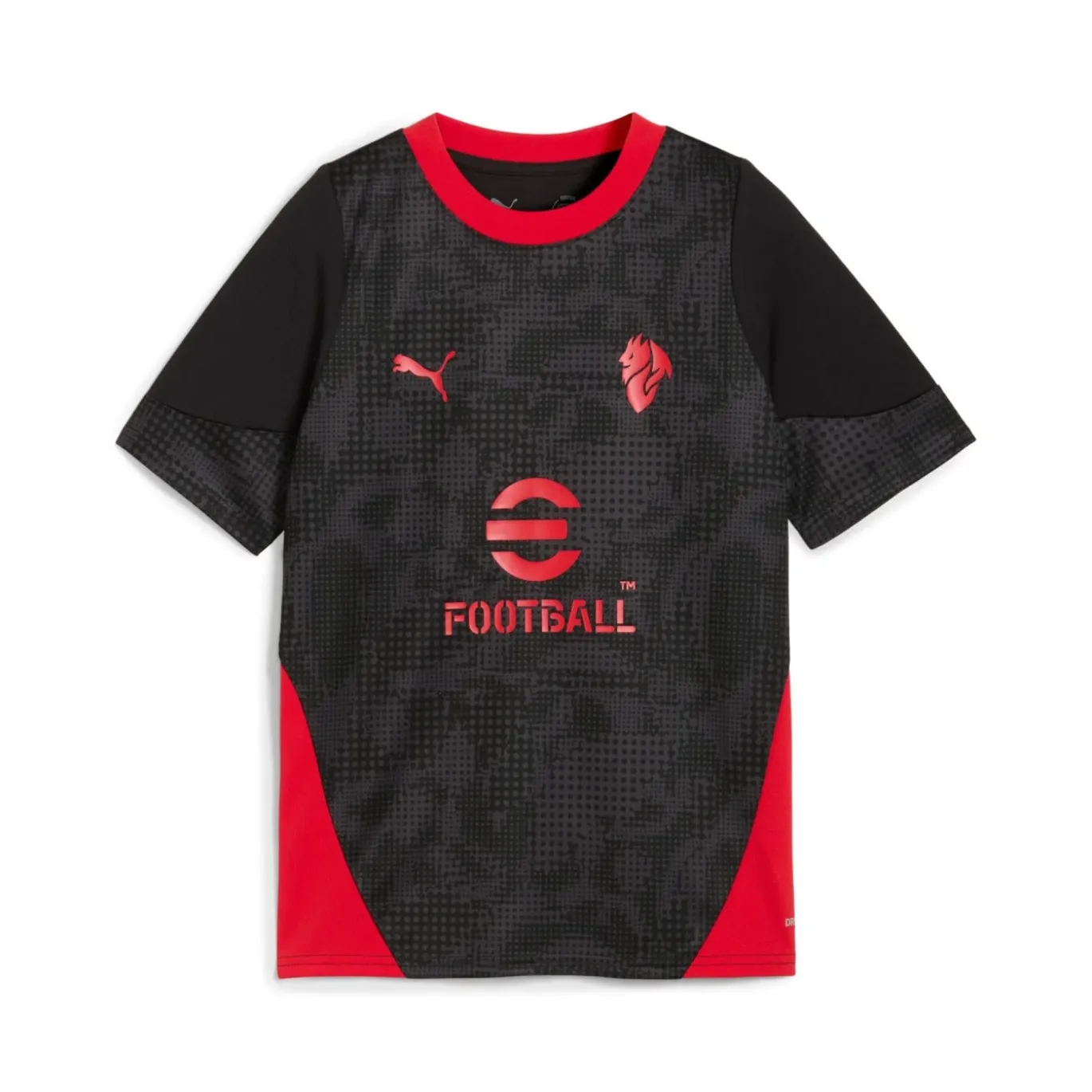 PUMA AC Milan Trainingsset 2025-2026 Kids Zwart Rood