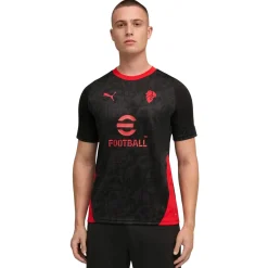 PUMA AC Milan Trainingsshirt 2025-2026 Zwart Rood