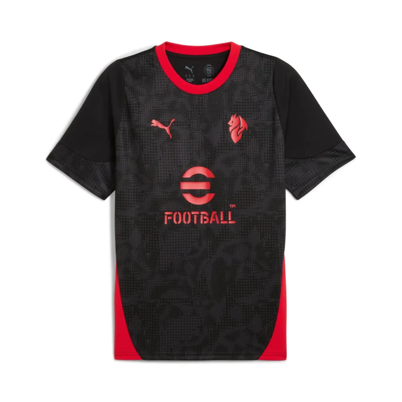 PUMA AC Milan Trainingsshirt 2025-2026 Zwart Rood