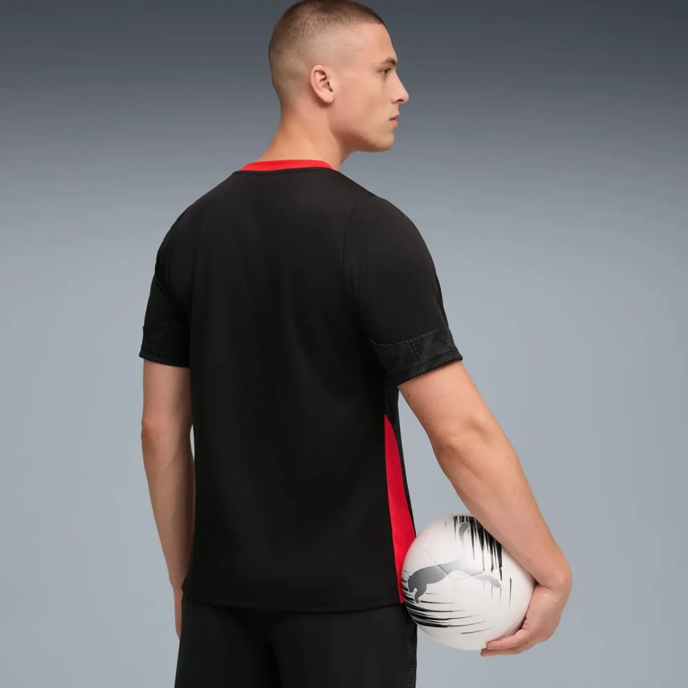 PUMA AC Milan Trainingsshirt 2025-2026 Zwart Rood