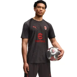 PUMA AC Milan Trainingsshirt 2026-2027 Donkergrijs Rood