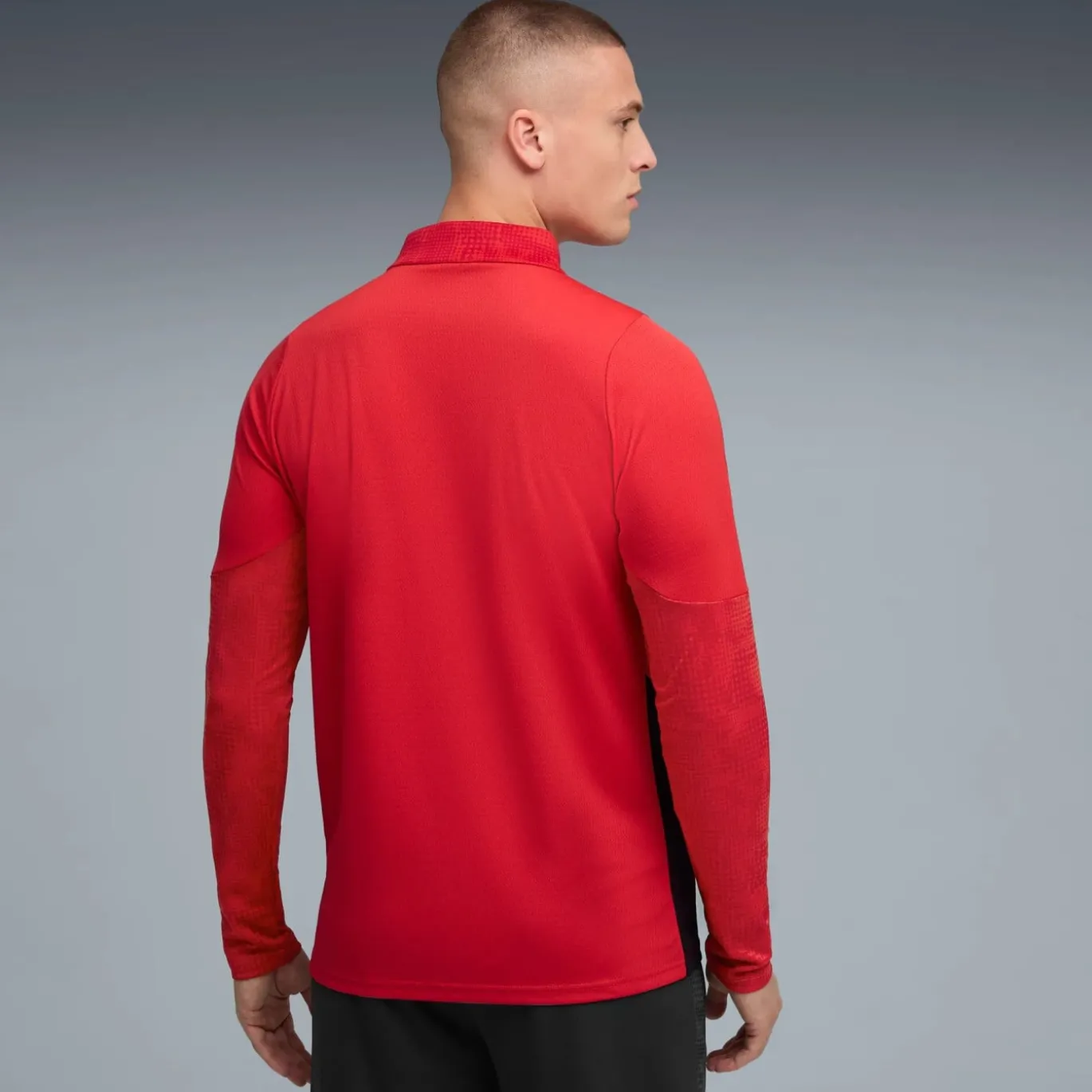 PUMA AC Milan Trainingstrui 1/4-Zip 2025-2026 Rood Zwart Wit
