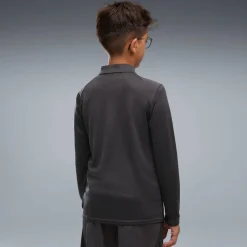 PUMA AC Milan Trainingstrui 1/4-Zip 2026-2027 Kids Donkergrijs Rood