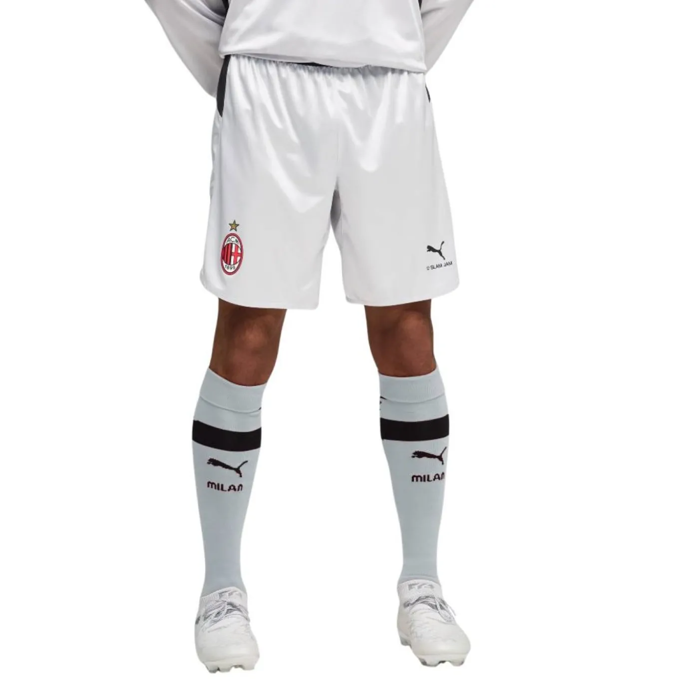 PUMA AC Milan x Slam Jam 4e Set Lange Mouwen 2025-2026 Zilver