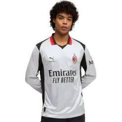 PUMA AC Milan x Slam Jam 4e Set Lange Mouwen 2025-2026 Zilver