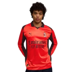 PUMA AC Milan X Slam Jam 4e Shirt Lange Mouwen 2025-2026 Rood