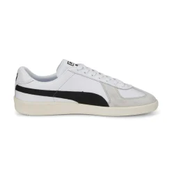 PUMA Army Trainer Sneakers Wit Lichtgrijs Zwart Goud