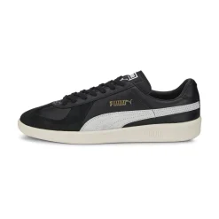 PUMA Army Trainer Sneakers Zwart Lichtgrijs Goud Wit