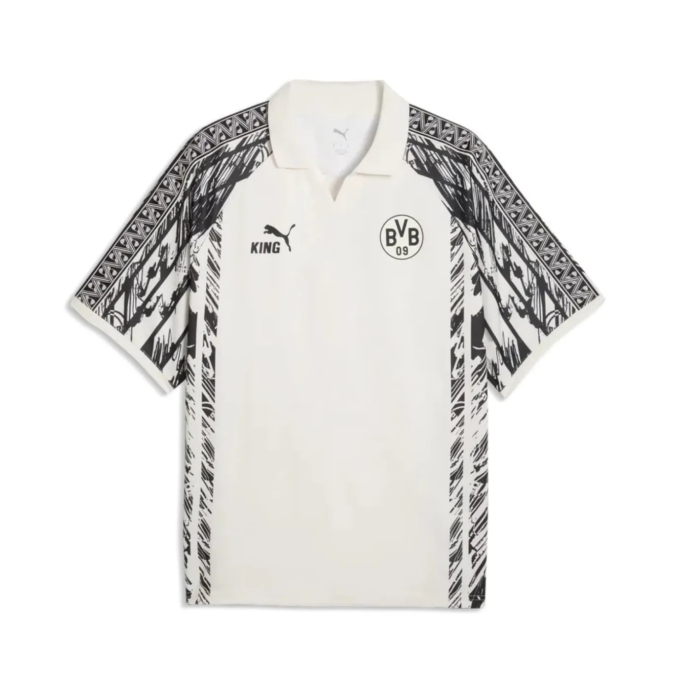PUMA Borussia Dortmund KING T-Shirt 2025-2026 Wit Zwart
