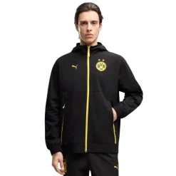 PUMA Borussia Dortmund Pumatech Woven Trainingsjack 2026-2027 Zwart Geel