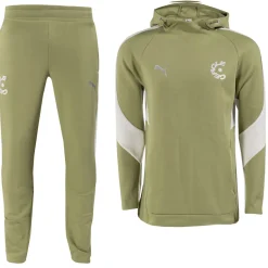 PUMA Cercle Brugge Casual Joggingpak Hooded 2025-2026 Groen