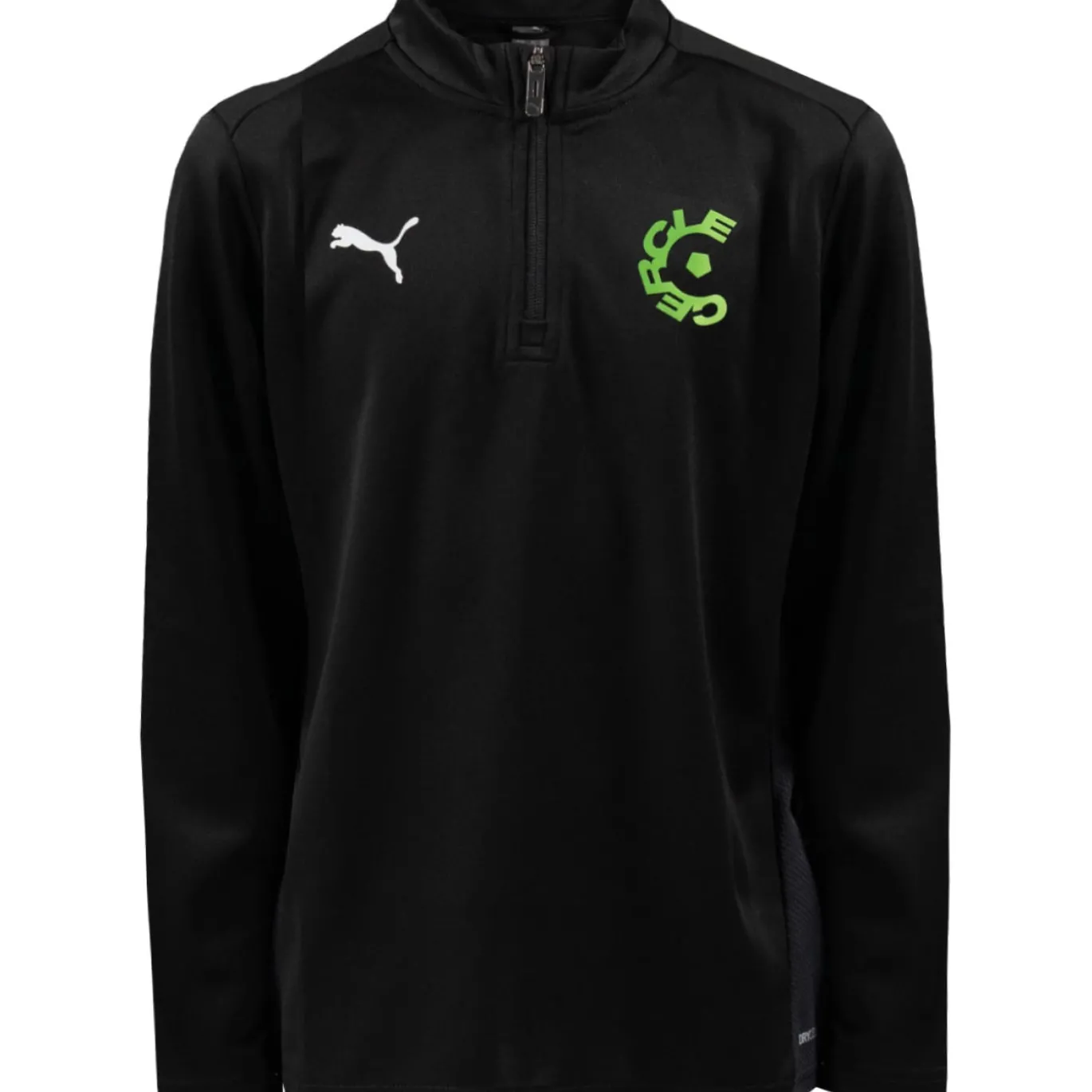 PUMA Cercle Brugge Trainingspak 1/4-Zip 2025-2026 Kids Zwart
