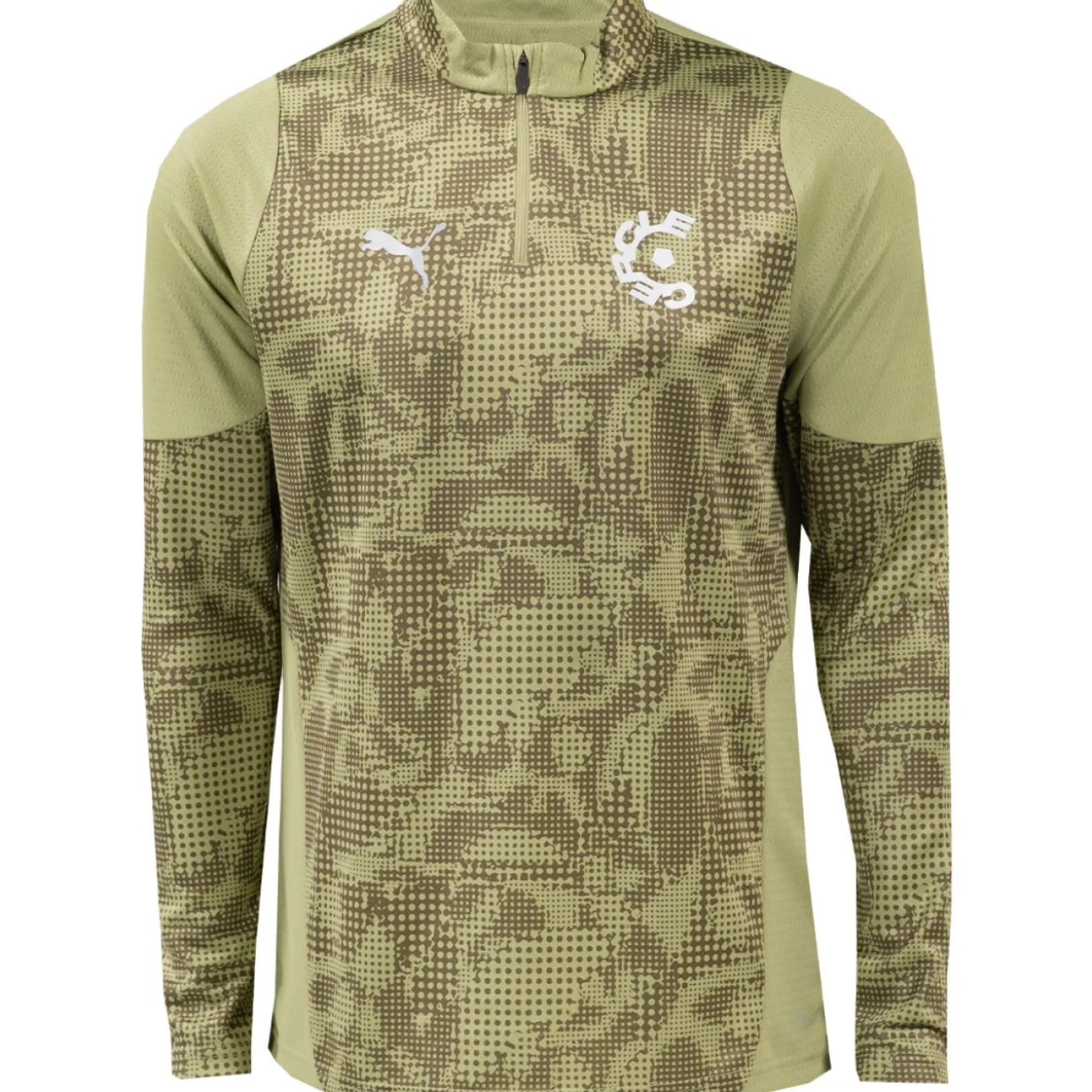 PUMA Cercle Brugge Trainingstrui 1/4-Zip 2025-2026 Groen
