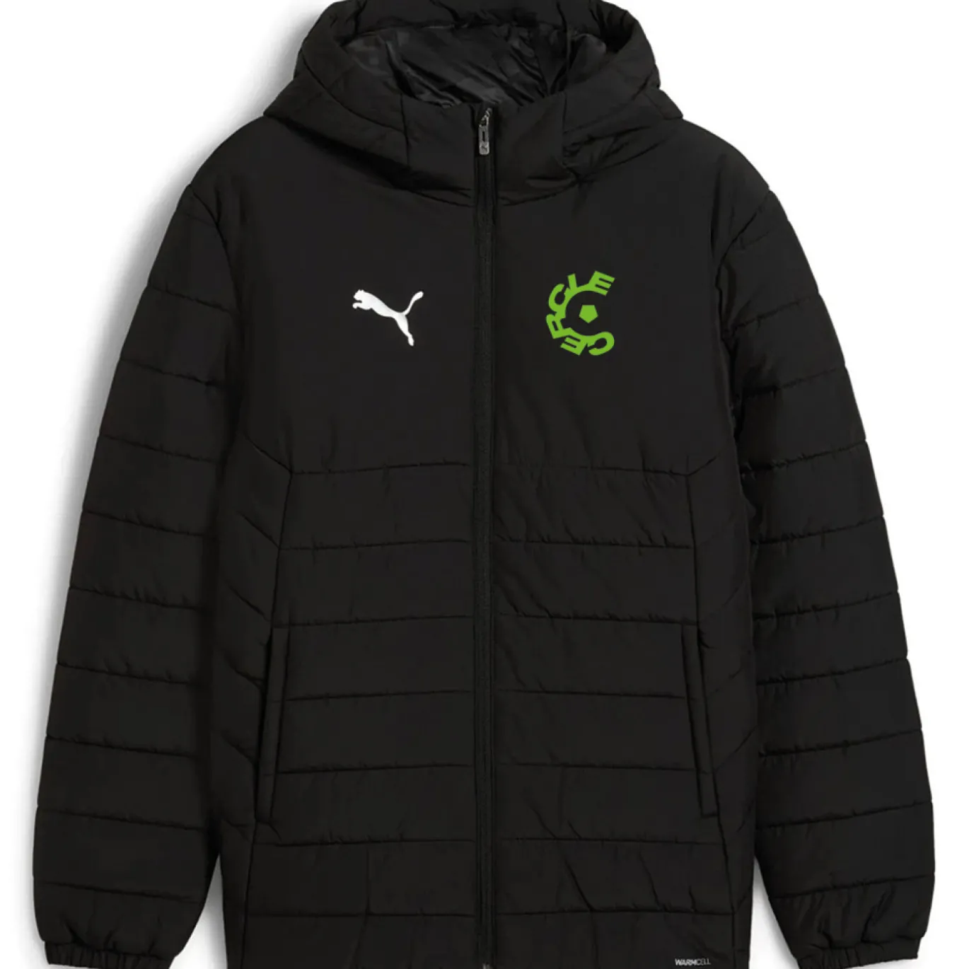 PUMA Cercle Brugge Winterjas Junior Zwart Wit