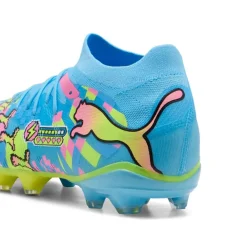 PUMA Future 9 Match ADV Gras / Kunstgras Voetbalschoenen (MG) Felblauw Felroze Neongroen