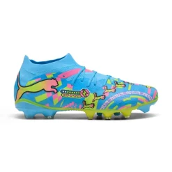 PUMA Future 9 Match ADV Gras / Kunstgras Voetbalschoenen (MG) Felblauw Felroze Neongroen