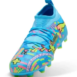 PUMA Future 9 Match ADV Gras / Kunstgras Voetbalschoenen (MG) Kids Felblauw Felroze Neongroen