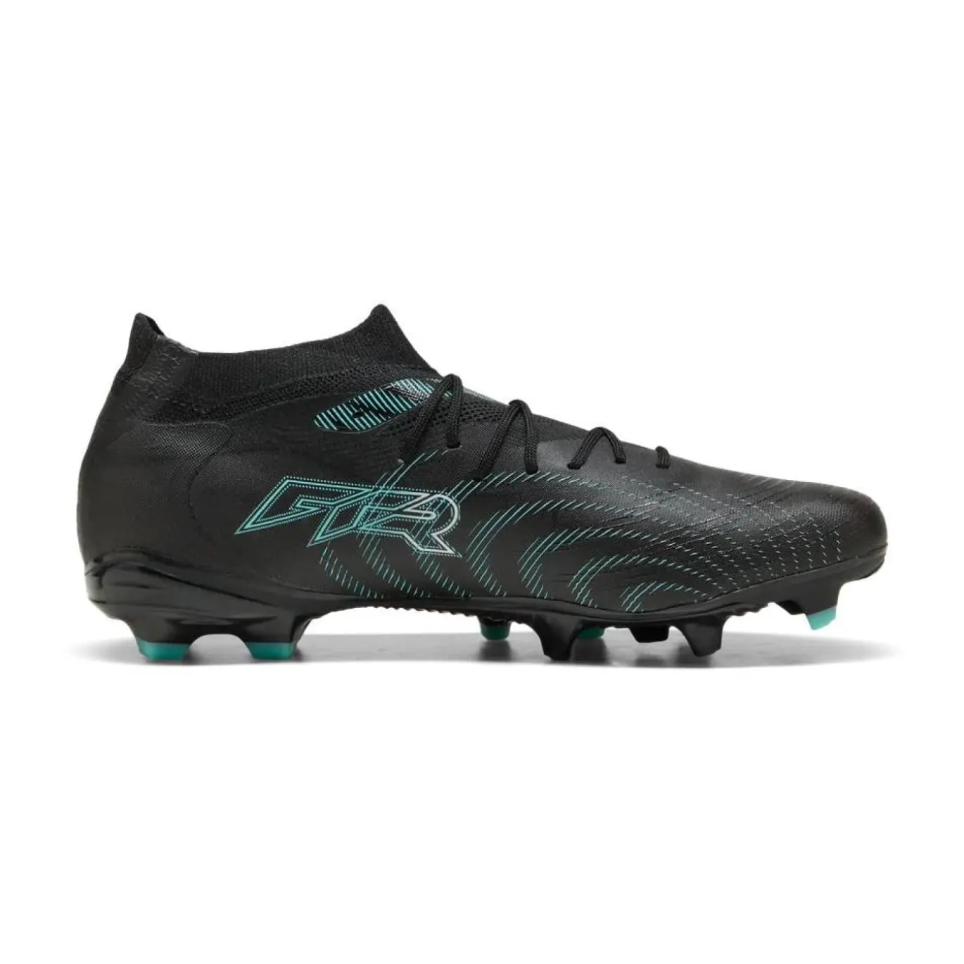 PUMA Future 9 Match Gras / Kunstgras Voetbalschoenen (MG) Zwart Intense Mint Wit