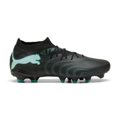 PUMA Future 9 Match Gras / Kunstgras Voetbalschoenen (MG) Zwart Intense Mint Wit