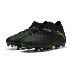 PUMA Future 8 Match Gras / Kunstgras Voetbalschoenen (MG) Zwart Donkergroen Lichtgroen