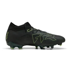 PUMA Future 8 Match Gras / Kunstgras Voetbalschoenen (MG) Zwart Donkergroen Lichtgroen