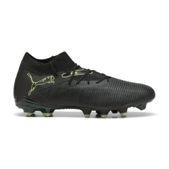 PUMA Future 8 Match Gras / Kunstgras Voetbalschoenen (MG) Zwart Donkergroen Lichtgroen