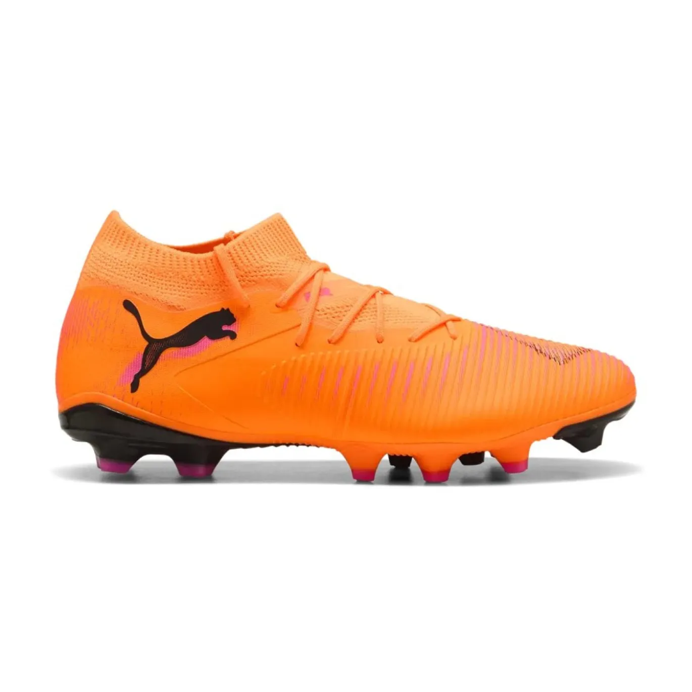 PUMA Future 8 Match Gras / Kunstgras Voetbalschoenen (MG) Oranje Roze Zwart