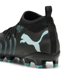 PUMA Future 9 Match Gras / Kunstgras Voetbalschoenen (MG) Kids Zwart Intense Mint Wit