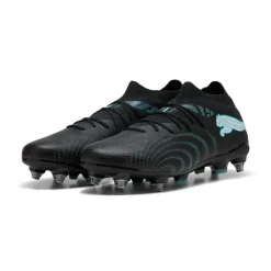 PUMA Future 9 Match IJzeren-Nop Voetbalschoenen (SG) Zwart Intense Mint Wit