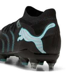 PUMA Future 9 Match IJzeren-Nop Voetbalschoenen (SG) Zwart Intense Mint Wit