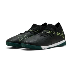 PUMA Future 8 Match Zaalvoetbalschoenen (IN) Zwart Donkergroen Lichtgroen