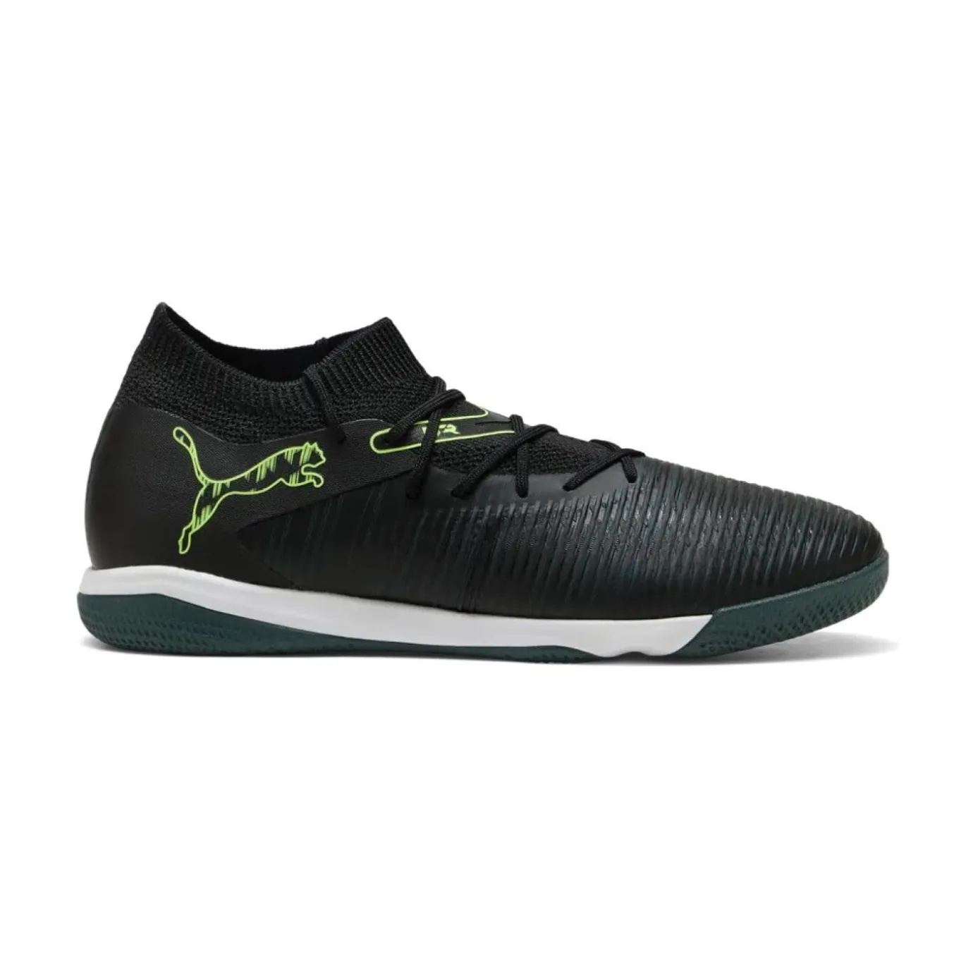 PUMA Future 8 Match Zaalvoetbalschoenen (IN) Zwart Donkergroen Lichtgroen