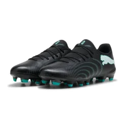 PUMA Future 9 Play Gras / Kunstgras Voetbalschoenen (MG) Zwart Intense Mint Wit