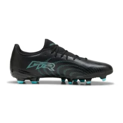 PUMA Future 9 Play Gras / Kunstgras Voetbalschoenen (MG) Zwart Intense Mint Wit