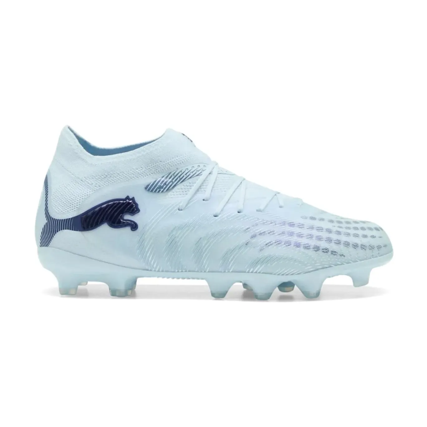 PUMA Future 9 Pro Gras / Kunstgras Voetbalschoenen (MG) Kids Lichtblauw Blauw