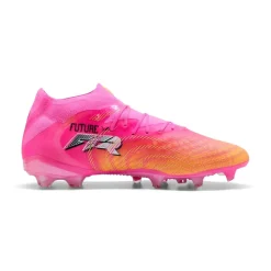 PUMA Future 9 Pro Gras / Kunstgras Voetbalschoenen (MG) Felroze Blauw Geel