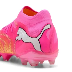 PUMA Future 9 Pro Gras / Kunstgras Voetbalschoenen (MG) Felroze Blauw Geel