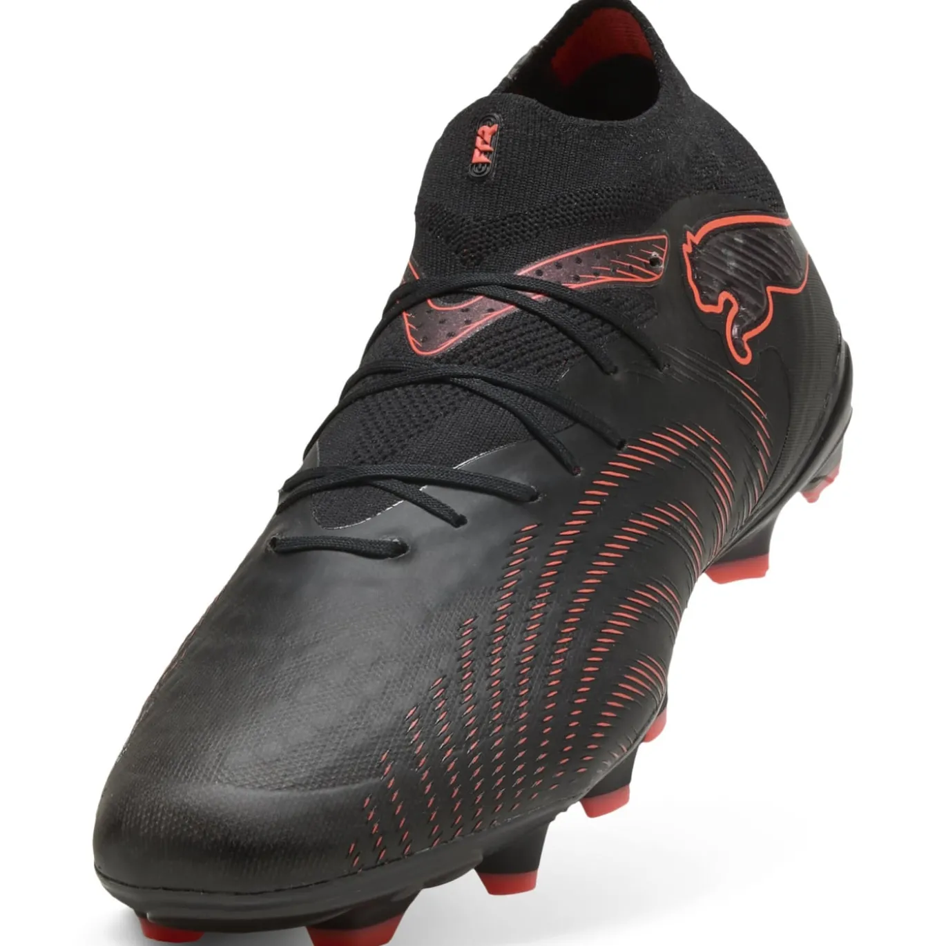 PUMA Future 9 Pro Gras / Kunstgras Voetbalschoenen (MG) Zwart Rood