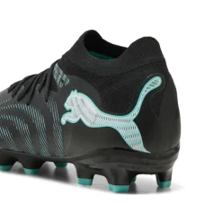 PUMA Future 9 Pro Gras / Kunstgras Voetbalschoenen (MG) Kids Zwart Intense Mint Wit